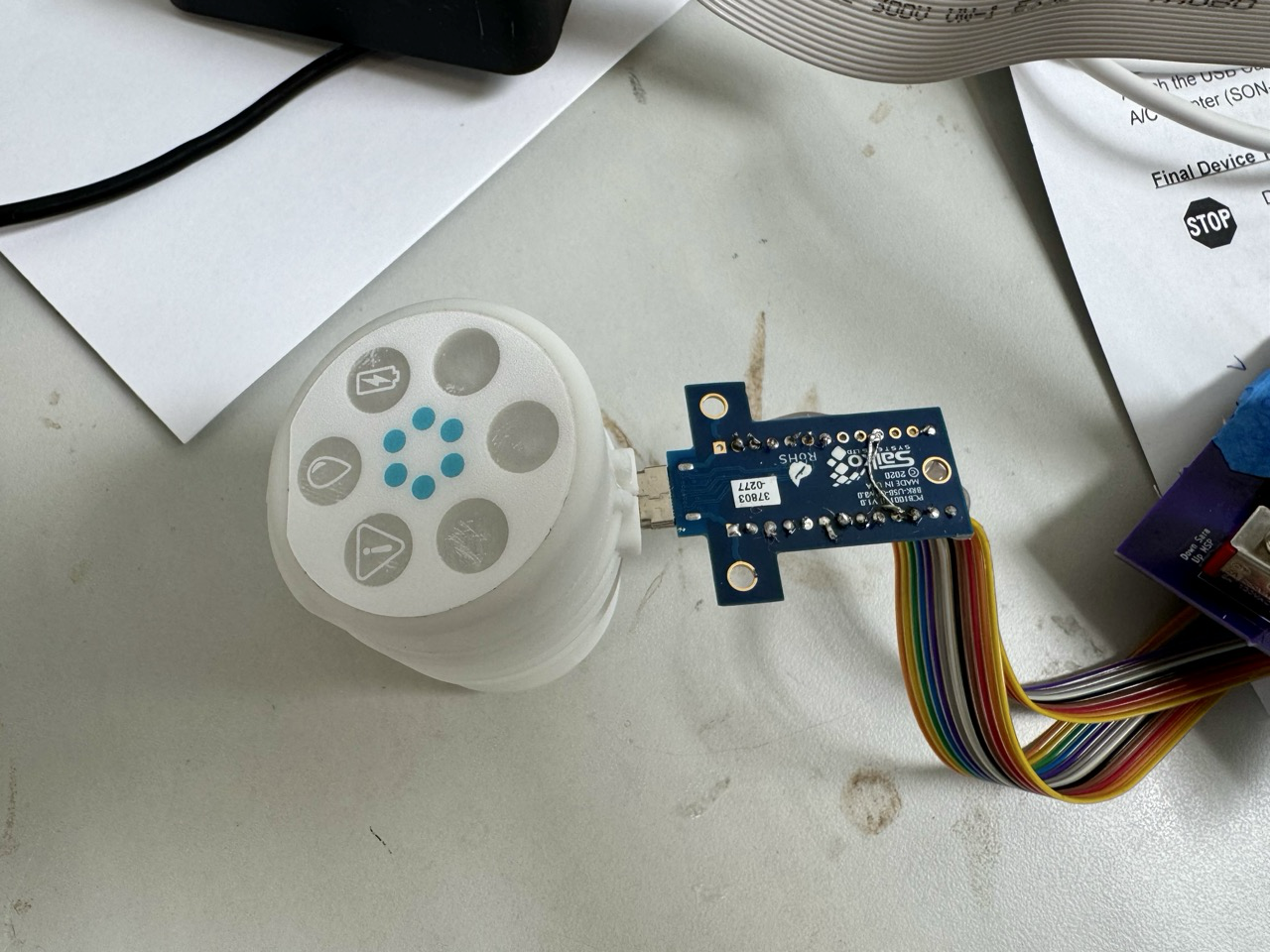 Correct Sonogen Flashing Module cable orientation