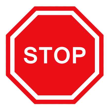 Stop sign